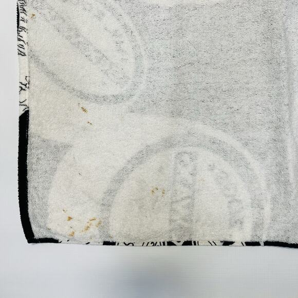 Vintage 80s Sex Wax Beach Towel Size 61” X 32” Mr Zog’s All Over Print Black - Picture 7 of 11